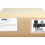 UltraLife UB123A CR123A 1650mAh 3V Lithium (LiMnO2) Button Top Photo Battery - Bulk - Made in the USA