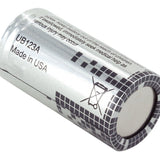UltraLife UB123A CR123A 1650mAh 3V Lithium (LiMnO2) Button Top Photo Battery - Bulk - Made in the USA