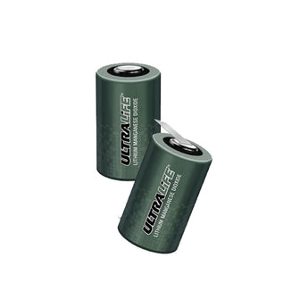 Ultralife UHR-CR34610-HC D-cell 3V 13Ah Lithium Primary (LiMnO2) Battery with End Caps - With or Without Tabs - Bulk