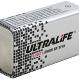 UltraLife Long-Life U9VL 9V 1200mAh Lithium (LiMnO2) Battery - Snap Connectors - 1 Piece Bulk - With Cap