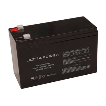UltraPower UP1270F2 7Ah 12V Rechargeable Sealed Lead Acid (SLA) Battery - F2 Terminal
