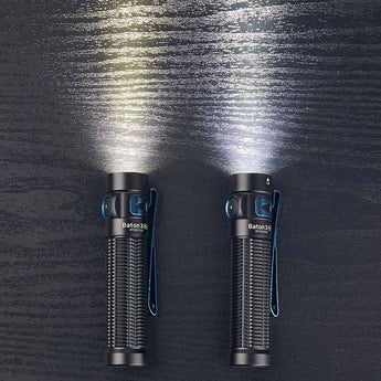 Olight Baton 3 Pro Rechargeable LED Flashlight - 1500 Lumens - Includes 1 x 18650 - Multiple Color and Limited Edition Options Available