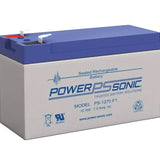 Power-Sonic AGM General Purpose PS-1270 7Ah 12V Rechargeable Sealed Lead Acid (SLA) Battery - F1 or F2 Terminal