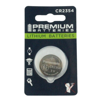 Panasonic CR2354 560mAh 3V Lithium Primary (LiMnO2) Coin Cell Watch Battery - 1 Piece Retail Card