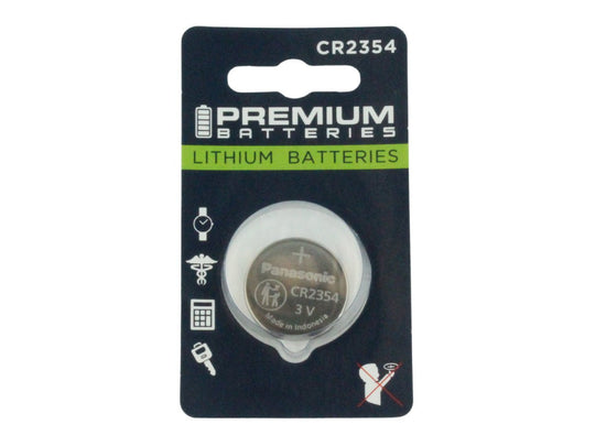 Panasonic CR2354 560mAh 3V Lithium Primary (LiMnO2) Coin Cell Watch Battery - 1 Piece Retail Card