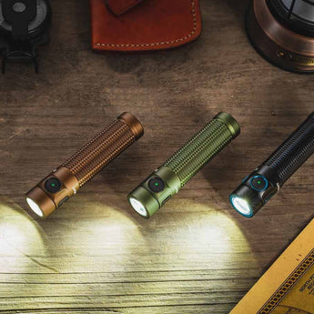 Olight Baton 3 Pro Rechargeable LED Flashlight - 1500 Lumens - Includes 1 x 18650 - Multiple Color and Limited Edition Options Available