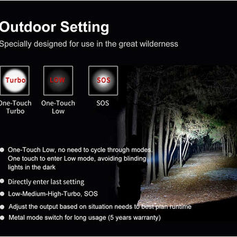 Klarus XT11GT Pro V2.0 USB-C Rechargeable Tactical LED Flashlight - Luminus SST-70 - 3300 Lumens - Uses 2 x CR123A or 1 x 18650 (Included) - Black or Wolf Grey