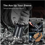 Klarus XT11GT Pro V2.0 USB-C Rechargeable Tactical LED Flashlight - Luminus SST-70 - 3300 Lumens - Uses 2 x CR123A or 1 x 18650 (Included) - Black or Wolf Grey