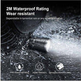 Klarus XT11GT Pro V2.0 USB-C Rechargeable Tactical LED Flashlight - Luminus SST-70 - 3300 Lumens - Uses 2 x CR123A or 1 x 18650 (Included) - Black or Wolf Grey