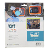 Ultimate Survival Technologies Picnic Set / Camping Dinner Set - Includes 4 x Plates, 4 x Forks, 4 x Knives and 4 x Spoons