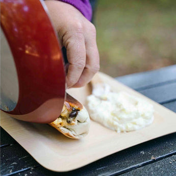 Ultimate Survival Technologies Bamboo Dinner Set with Utensils - 12 Piece Set