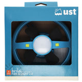 Ultimate Survival Technologies Brila USB Rechargeable Fan and Light 2.0 - Uses Built-In Battery Pack