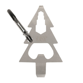 Ultimate Survival Technologies Tool A Long Micro Pine Tree Multi-Tool - Stainless Steel - 5 Total Tools - TSA-Compliant (20-02754)