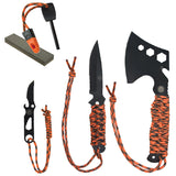 Ultimate Survival Technologies Woodlands Tool Set - 4 Total Tools - Includes Sheaths (20-12469)
