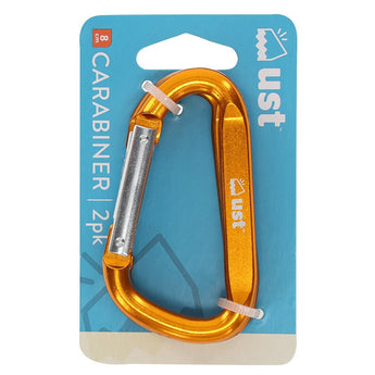 Ultimate Survival Technologies Caribiner - 8cm - 2pk Assorted