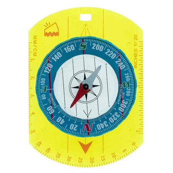 Ultimate Survival Technologies Hi Vis Waypoint Map Compass with Measuring Scales and Breakaway Lanyard