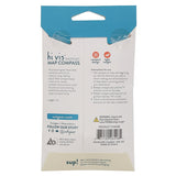 Ultimate Survival Technologies Hi Vis Waypoint Map Compass with Measuring Scales and Breakaway Lanyard