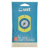 Ultimate Survival Technologies Hi Vis Waypoint Map Compass with Measuring Scales and Breakaway Lanyard