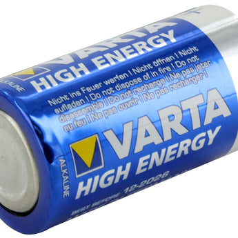 Varta Long Life Power C 1.5V Alkaline Button Top Batteries - Retail Packaging, Sold Individually