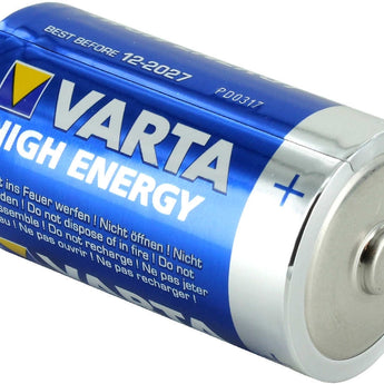Varta Long Life Power D 1.5V Alkaline Button Top Batteries - Retail Packaging, Sold Individually