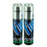 Vinnic SR03MSG AAA 500mAh 1.5V Super Heavy Duty Batteries - 2 Pack Shrink Wrap