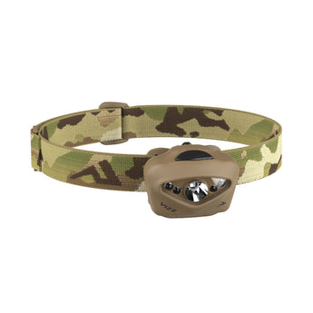 Princeton Tec Vizz Tactical LED Headlamp - 550 Lumens - Uses 3 x AAA - Black, Multicam, or Tan