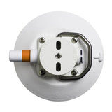 SeaSucker 6in Vacuum Mount with Flat-Top or Pointed Stainless Steel D-Ring - Black or White