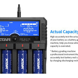 XTAR Dragon VP4L Plus 4 Slot Professional Battery Charger and Tester