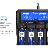 XTAR Dragon VP4L Plus 4 Slot Professional Battery Charger and Tester