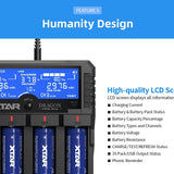 XTAR Dragon VP4L Plus 4 Slot Professional Battery Charger and Tester