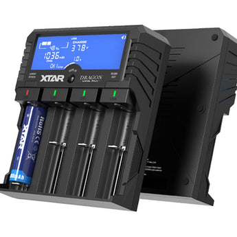 XTAR Dragon VP4L Plus 4 Slot Professional Battery Charger and Tester