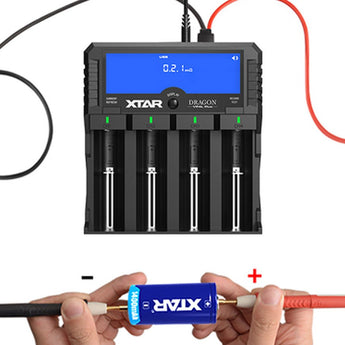 XTAR Dragon VP4L Plus 4 Slot Professional Battery Charger and Tester