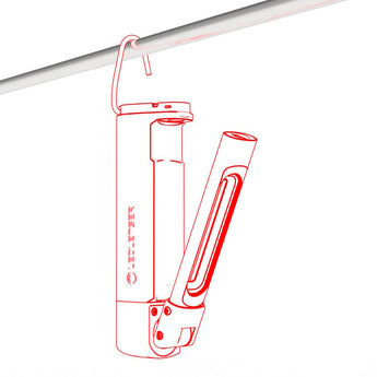 Ledlenser 502737 W7R Work Rechargeable LED Flashlight - 600 Lumens - Uses Li-ion Battery Pack