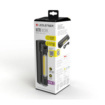 Ledlenser 502737 W7R Work Rechargeable LED Flashlight - 600 Lumens - Uses Li-ion Battery Pack