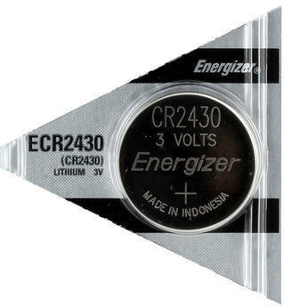 Energizer ECR2430 290mAh 3V Lithium Primary (LiMNO2) Coin Cell Battery - 1 Piece Tear Strip, Sold Individually