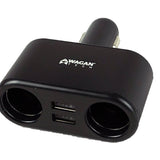 Wagan TravelCharge 2DC + 2USB Adapter