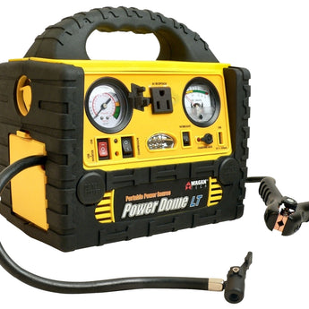 Wagan Tech 2464 Power Dome LT - 300 Amp Jump Starter with 260 PSI Air Compressor and 200 Watt Power Inverter - 12Ah SLA Battery