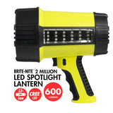Wagan Brite-Nite 2 Million LED Rechargeable Spotlight Lantern - 600 Lumens - Includes 3.7V 1800mAh Li-ion Battery Pack