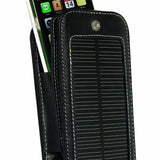 Wagan 2561 Exec Duo-Solar iPhone Charger/Leather Case