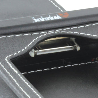 Wagan 2561 Exec Duo-Solar iPhone Charger/Leather Case