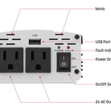 Wagan Slimline 500W Inverter