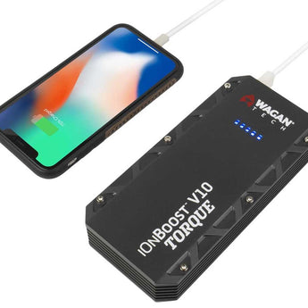 Wagan iOnBoost V10 TORQUE Jump Starter, Power Bank and LED Flashlight