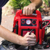 Wagan Tech JumpBoost V6 Air - 1000 Amp Jump Starter with 260 PSI Air Compressor - 200 Lumen LED Work Light - 15Ah SLA Battery (7552)