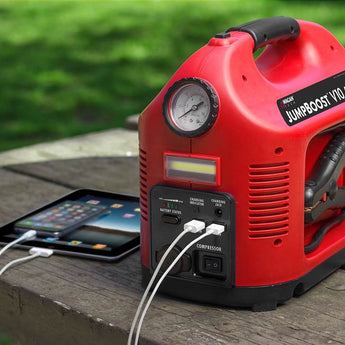 Wagan JumpBoost V10 Air - Jump Starter with 150 PSI Air Compressor and 60 Lumen LED