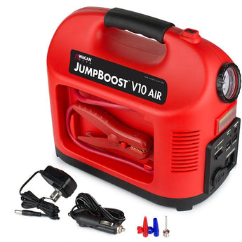 Wagan JumpBoost V10 Air - Jump Starter with 150 PSI Air Compressor and 60 Lumen LED