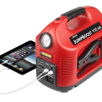 Wagan JumpBoost V10 Air - Jump Starter with 150 PSI Air Compressor and 60 Lumen LED