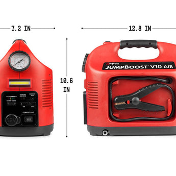 Wagan JumpBoost V10 Air - Jump Starter with 150 PSI Air Compressor and 60 Lumen LED