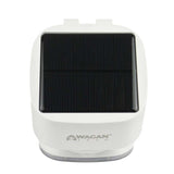 Wagan Solar Wall Light - 2000 Lumens - Includes Li-ion Battery Pack - White
