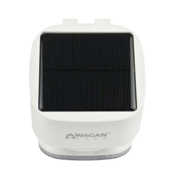 Wagan Solar Wall Light - 2000 Lumens - Includes Li-ion Battery Pack - White
