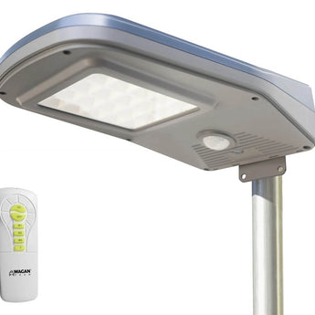 Wagan Solar LED Floodlight with Remote - 3000 Lumens - Includes Li-ion Battery Pack